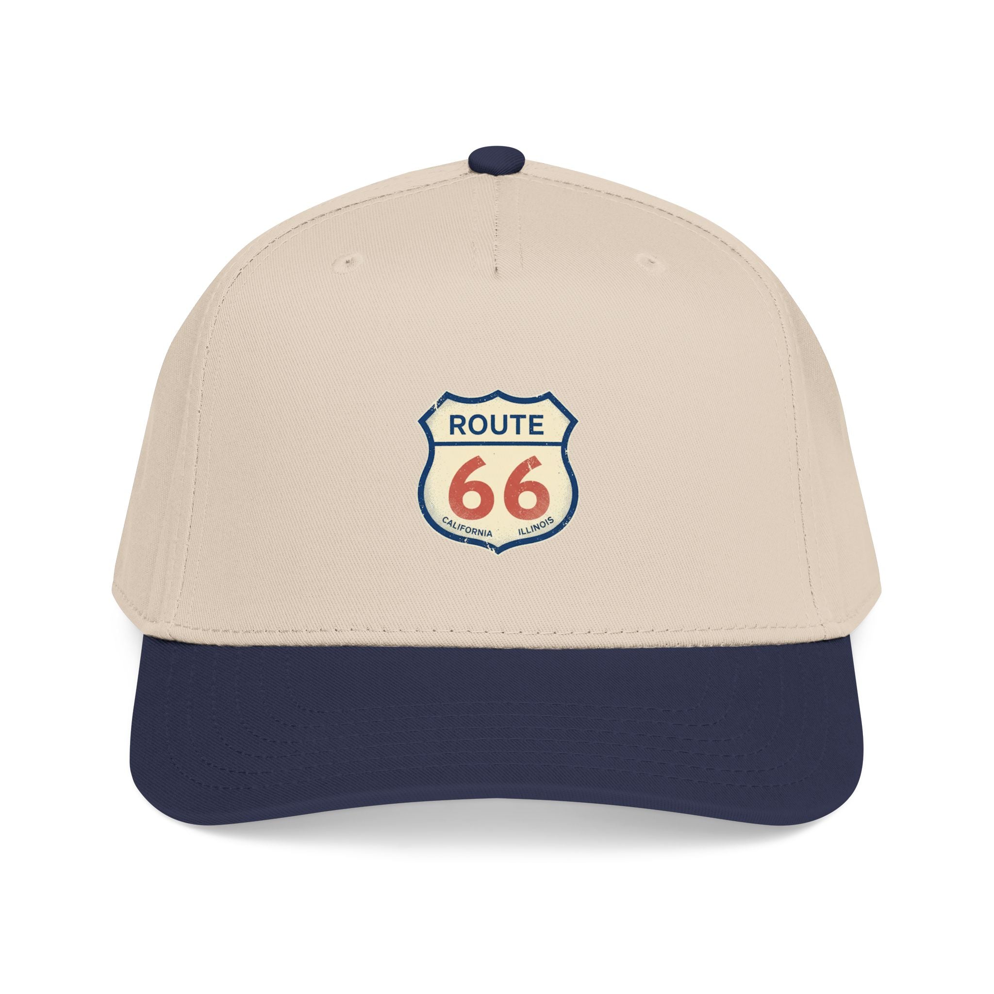 Mid Profile Route 66 Baseball Cap
