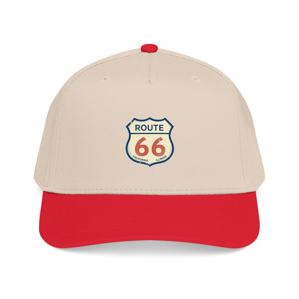 Mid Profile Route 66 Baseball Cap