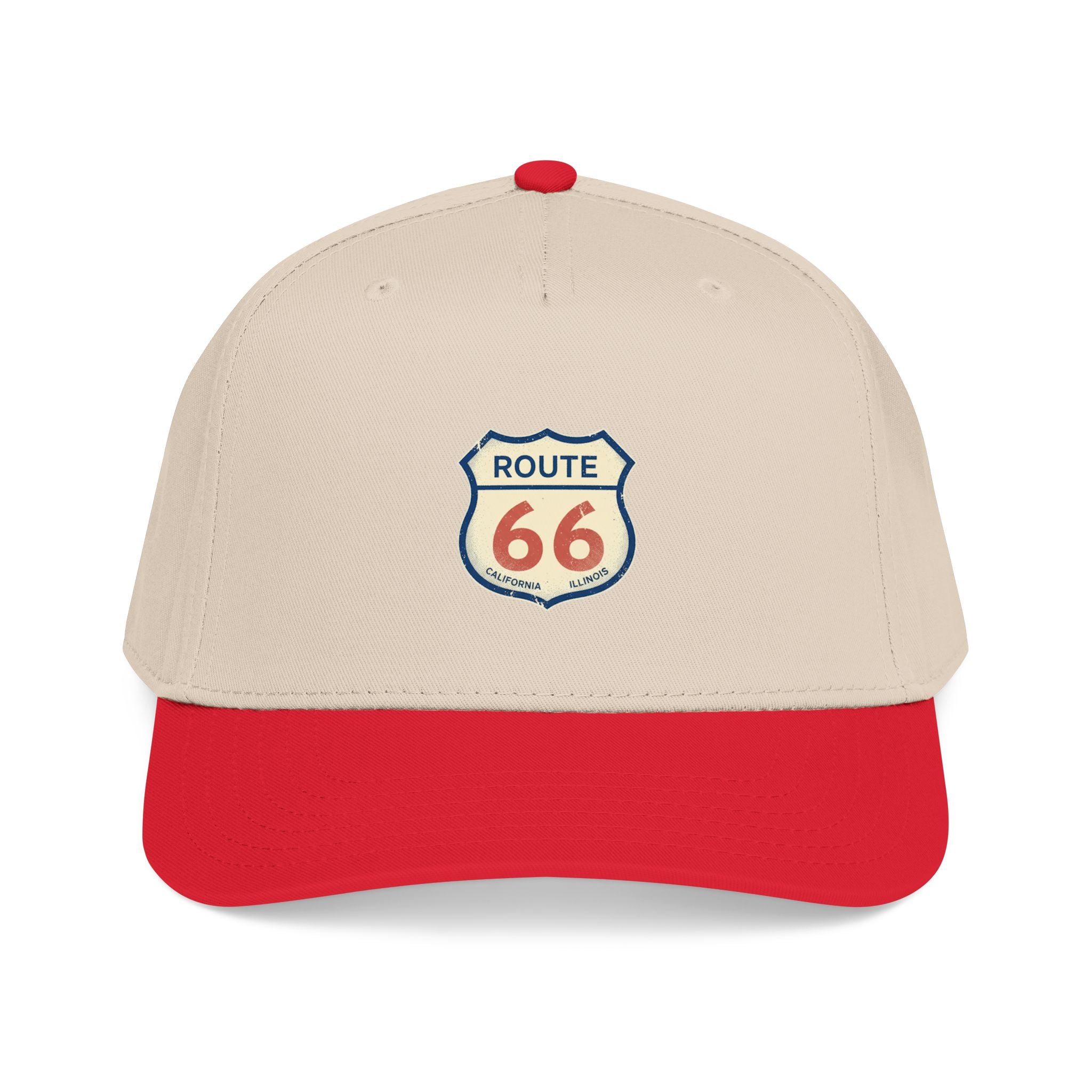 Mid Profile Route 66 Baseball Cap