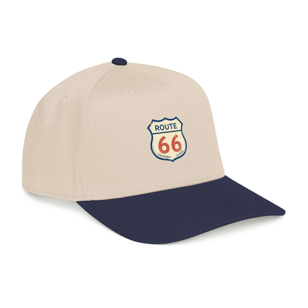 Mid Profile Route 66 Baseball Cap