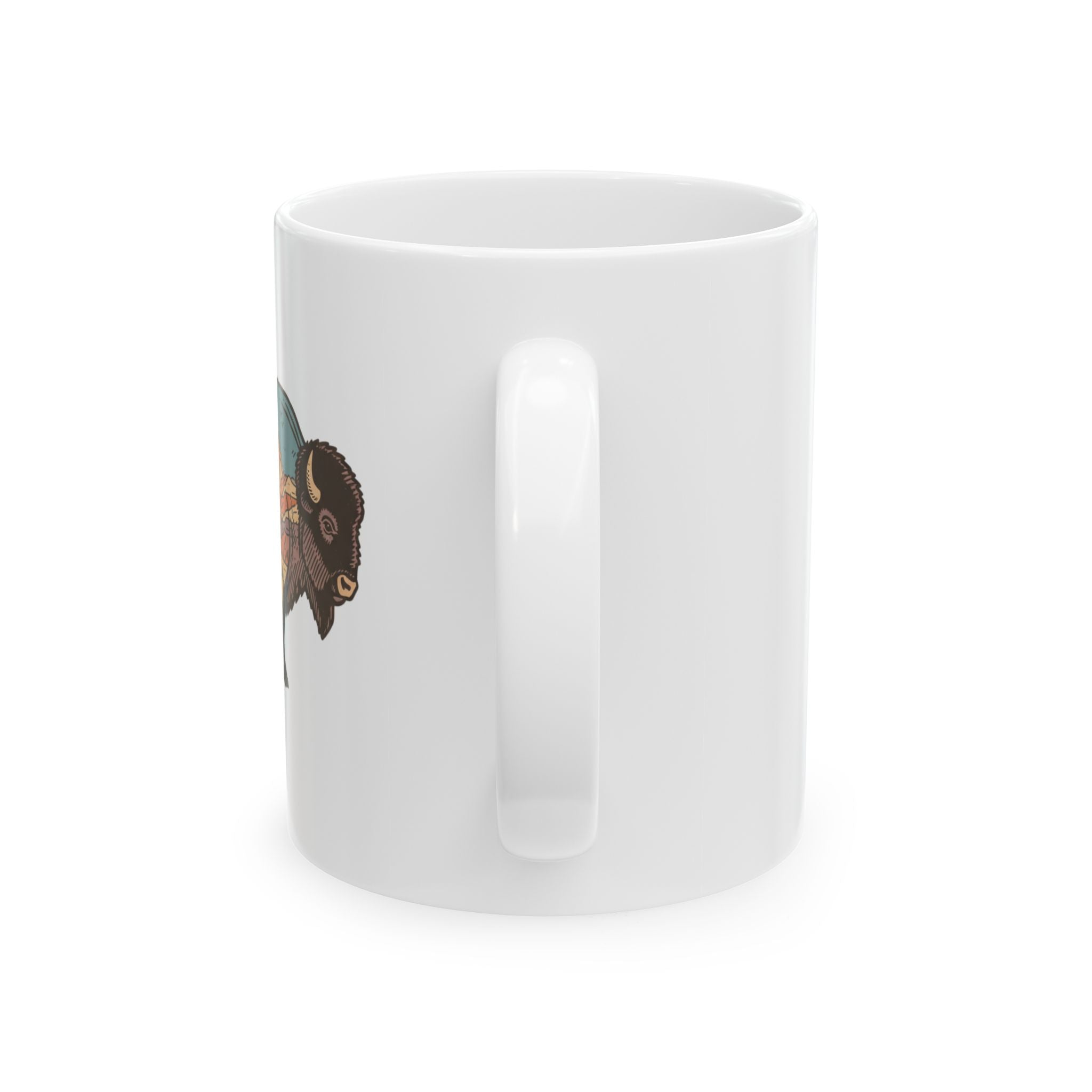 American Bison Ceramic Mug