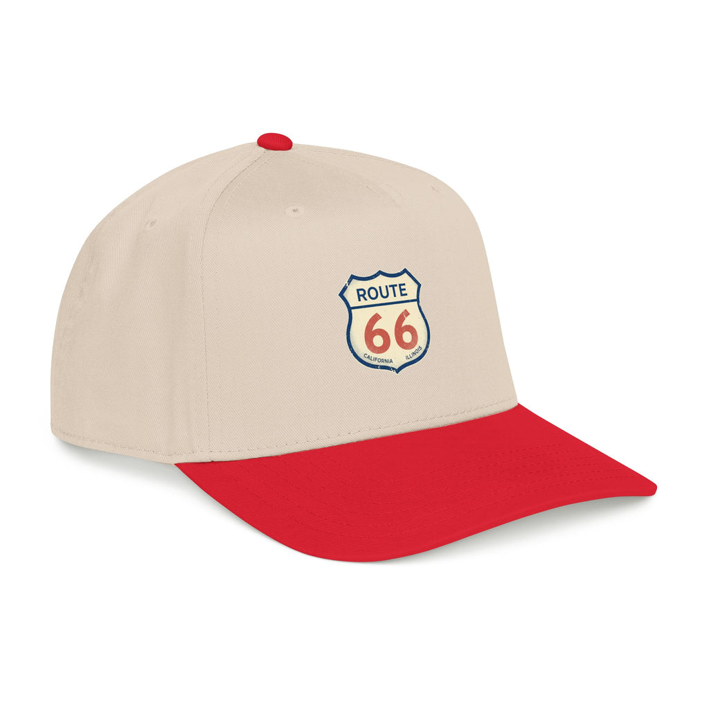 Mid Profile Route 66 Baseball Cap